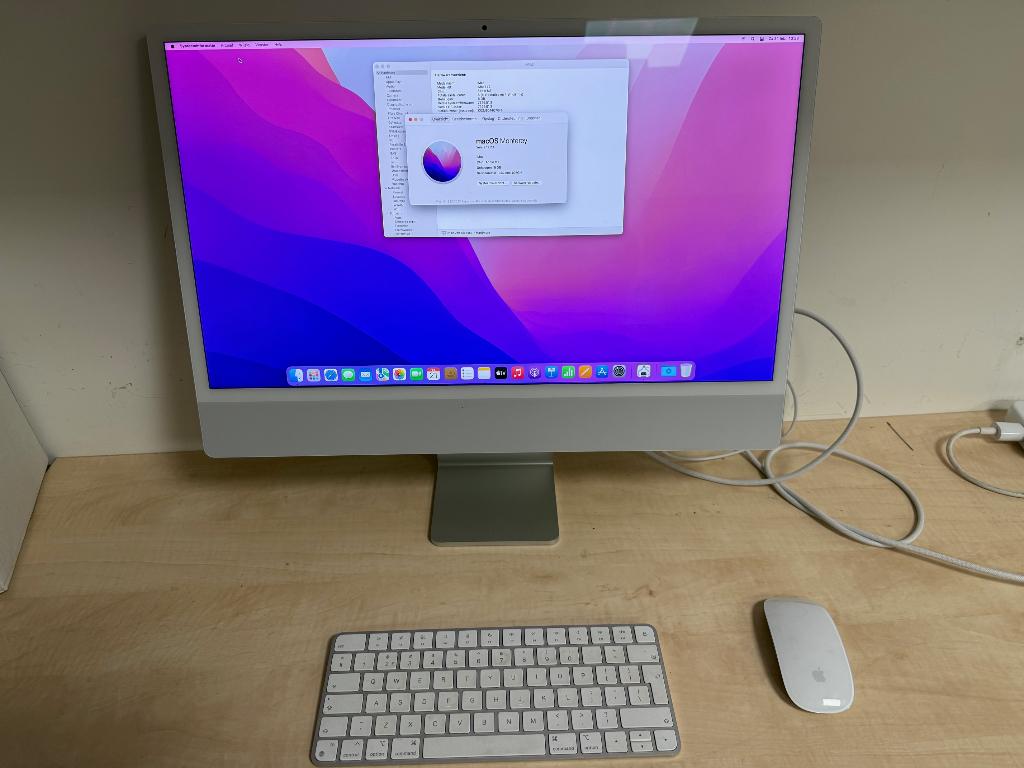 Apple iMac M1 256GB incl. Magic mouse / Magic keyboard, Computers en Software, Apple Desktops, Ophalen, 256 GB, IMac, 21 inch.