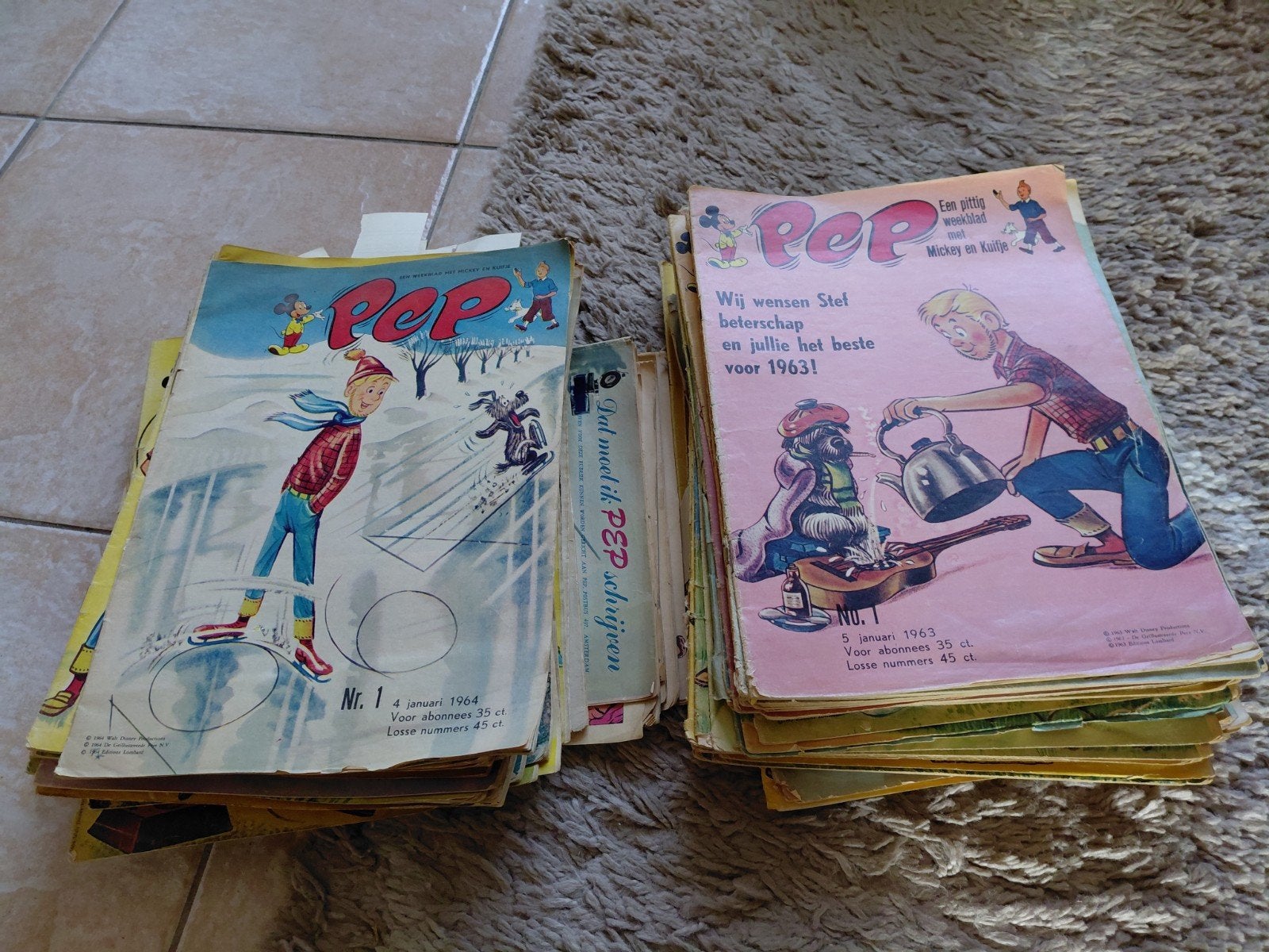 Vintage Pep Tijdschriften - Jaren '60 Collectie, Boeken, Ophalen, Gelezen, Overige typen