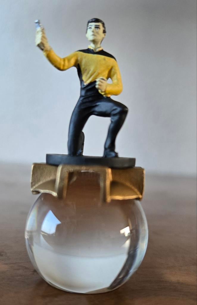 Star Trek Next Generation pion van schaakspel Franklin Mint, Ophalen of Verzenden