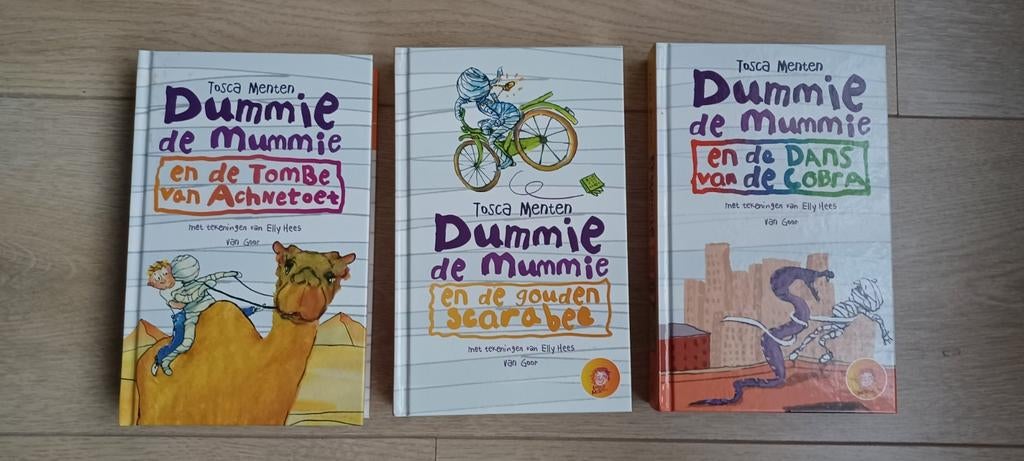 boeken dummie de mummie nieuwstaat, Ophalen, Zo goed als nieuw, Tosca Menten, Fictie