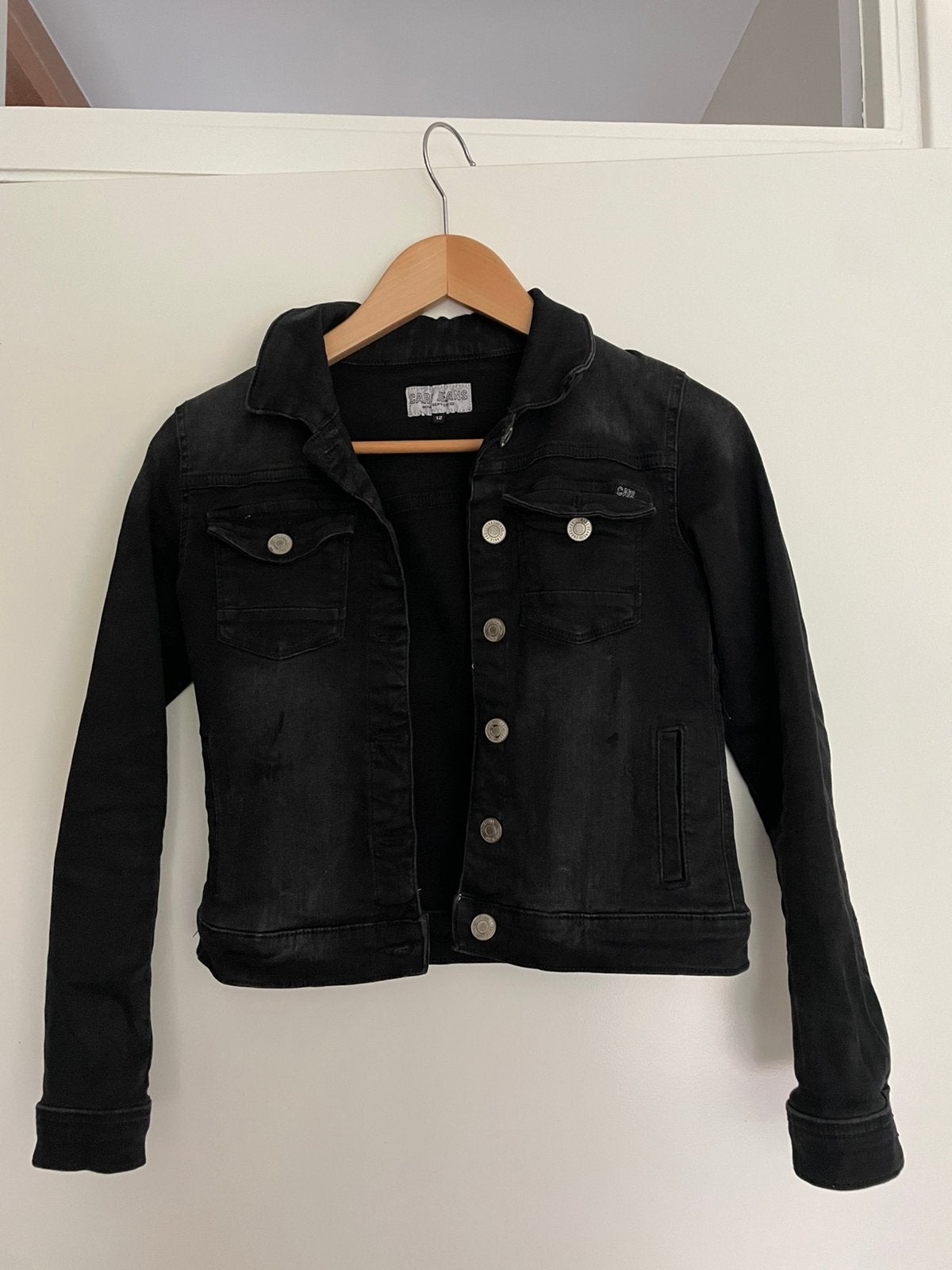 Cars jeans spijkerjas maat 12 / 152 - zwart, Kinderen en Baby's, Kinderkleding | Maat 152, Ophalen of Verzenden, Zo goed als nieuw