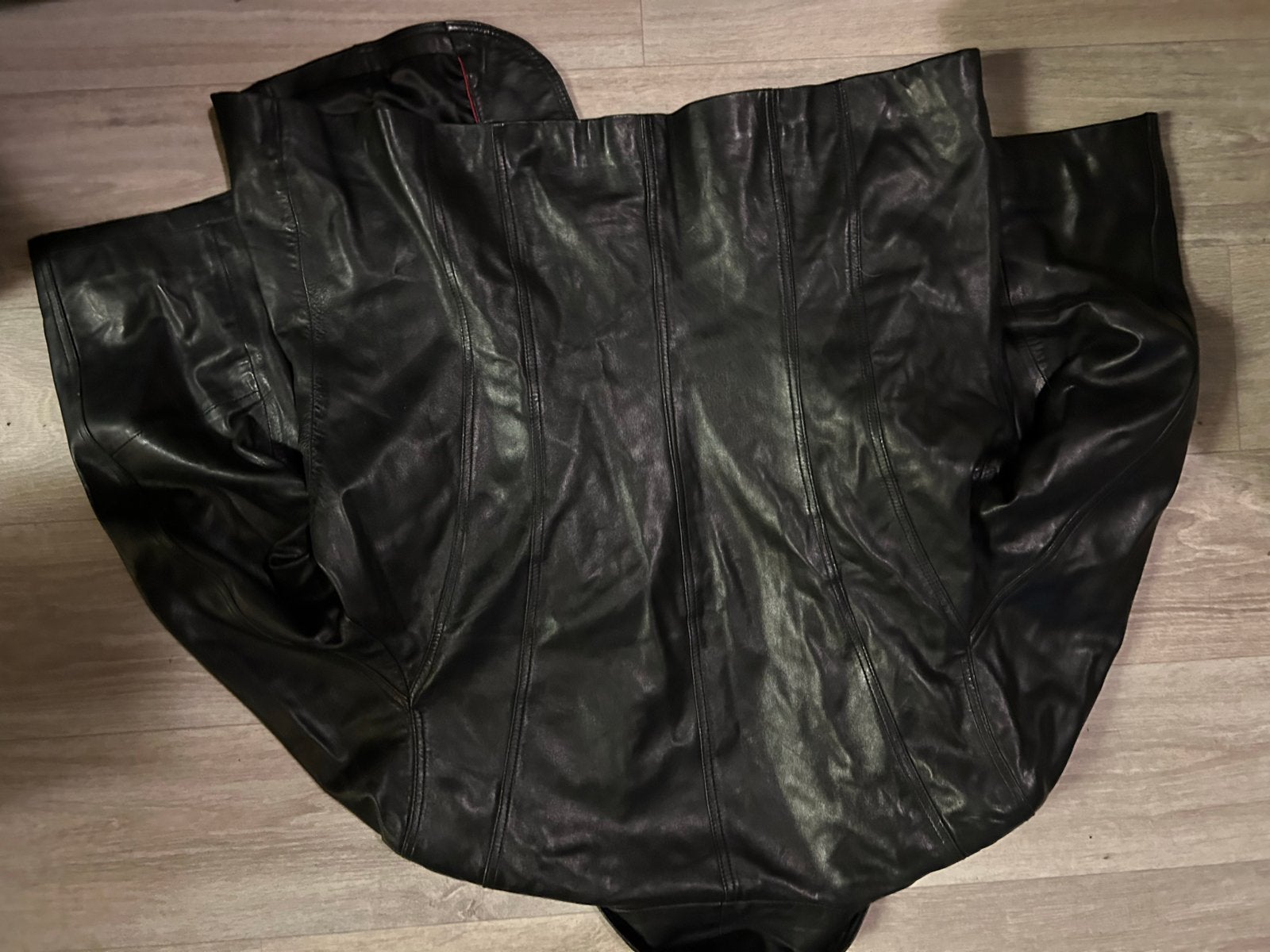 Zwart leren jasje - Maat M, Kleding | Dames, Jassen | Zomer, Ophalen of Verzenden, Zo goed als nieuw, Maat 38/40 (M), Zwart