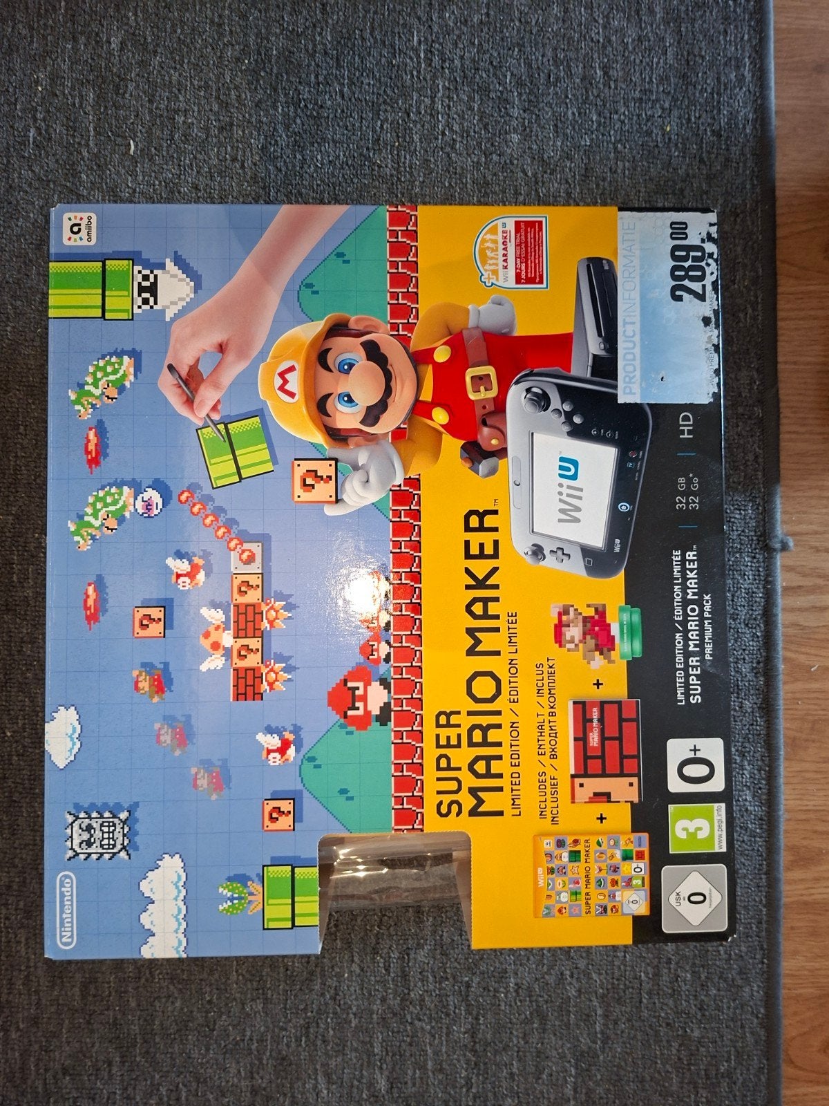 LEGE doos wii U, Ophalen, Muziek, 1 speler, Zo goed als nieuw