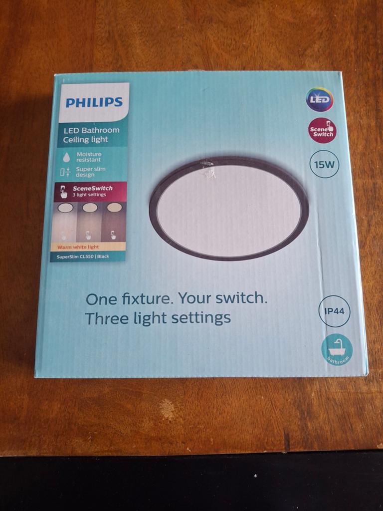 Philips badkamerlicht NIEUW, Metaal of Aluminium, Nieuw, Ophalen of Verzenden, Led