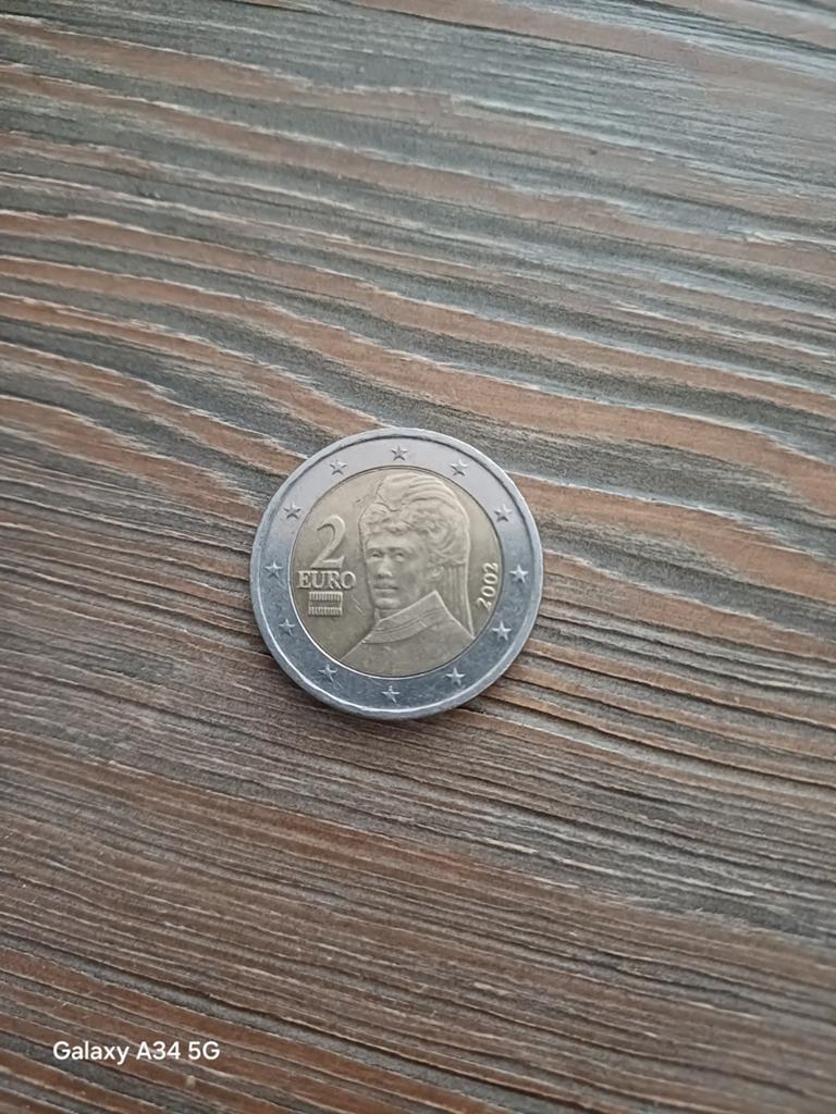 Oostenrijkse 2 Euro munt 2002 - Bertha von Suttner, Postzegels en Munten, Munten | Europa | Euromunten, Ophalen of Verzenden, Oostenrijk