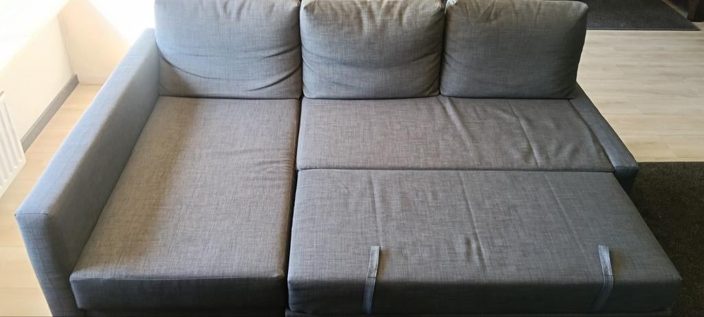 L-shape pull out couch with storage., Huis en Inrichting, Ophalen