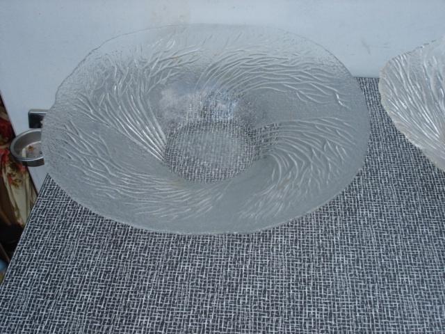 Vintage glazen schalen - Mäntsälän Lasisepät /Finland, Antiek en Kunst, Antiek | Glas en Kristal, Ophalen of Verzenden