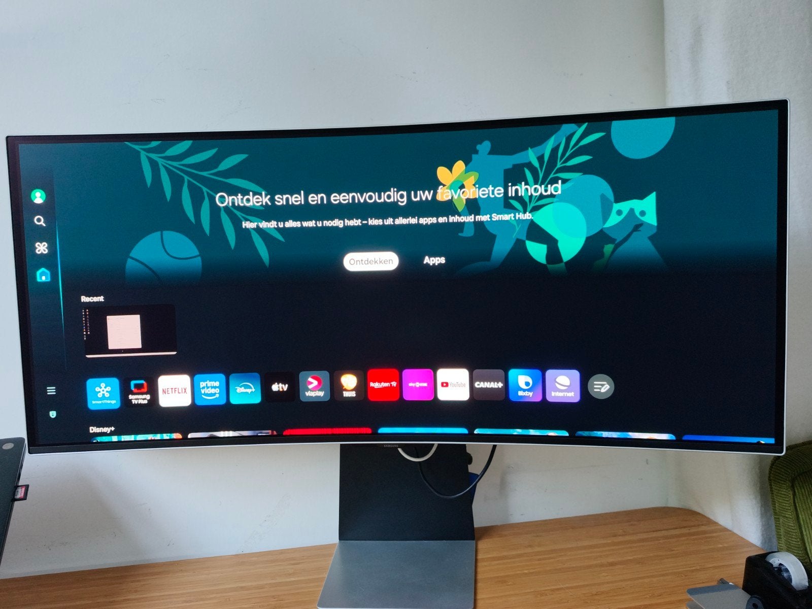 Samsung Odyssey G8 G85SD LS34DG850SUXEN OLED Curved, Computers en Software, HDMI, Curved, Minder dan 1 ms, Zo goed als nieuw