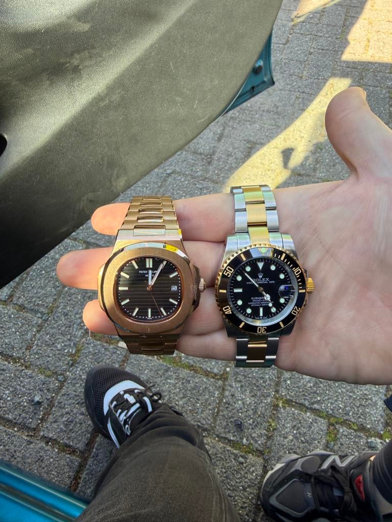 Patek Philippe en Rolex Submariner Horloges, Rolex, Polshorloge, Nieuw, Ophalen of Verzenden