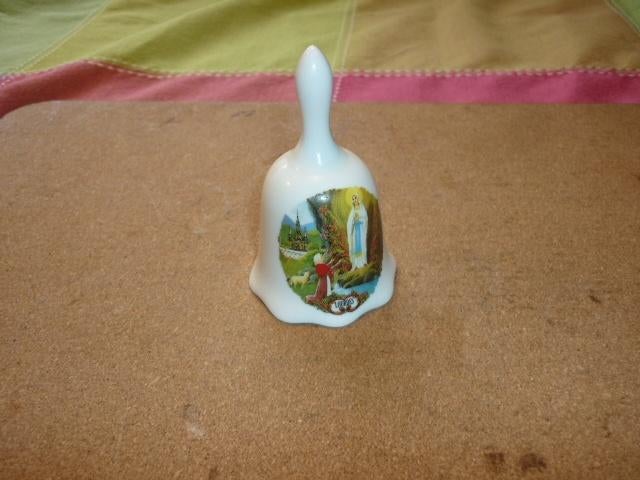 Souvenir De Lourdes mooi handbelletje in zeer goede staat, Antiek en Kunst, Ophalen of Verzenden