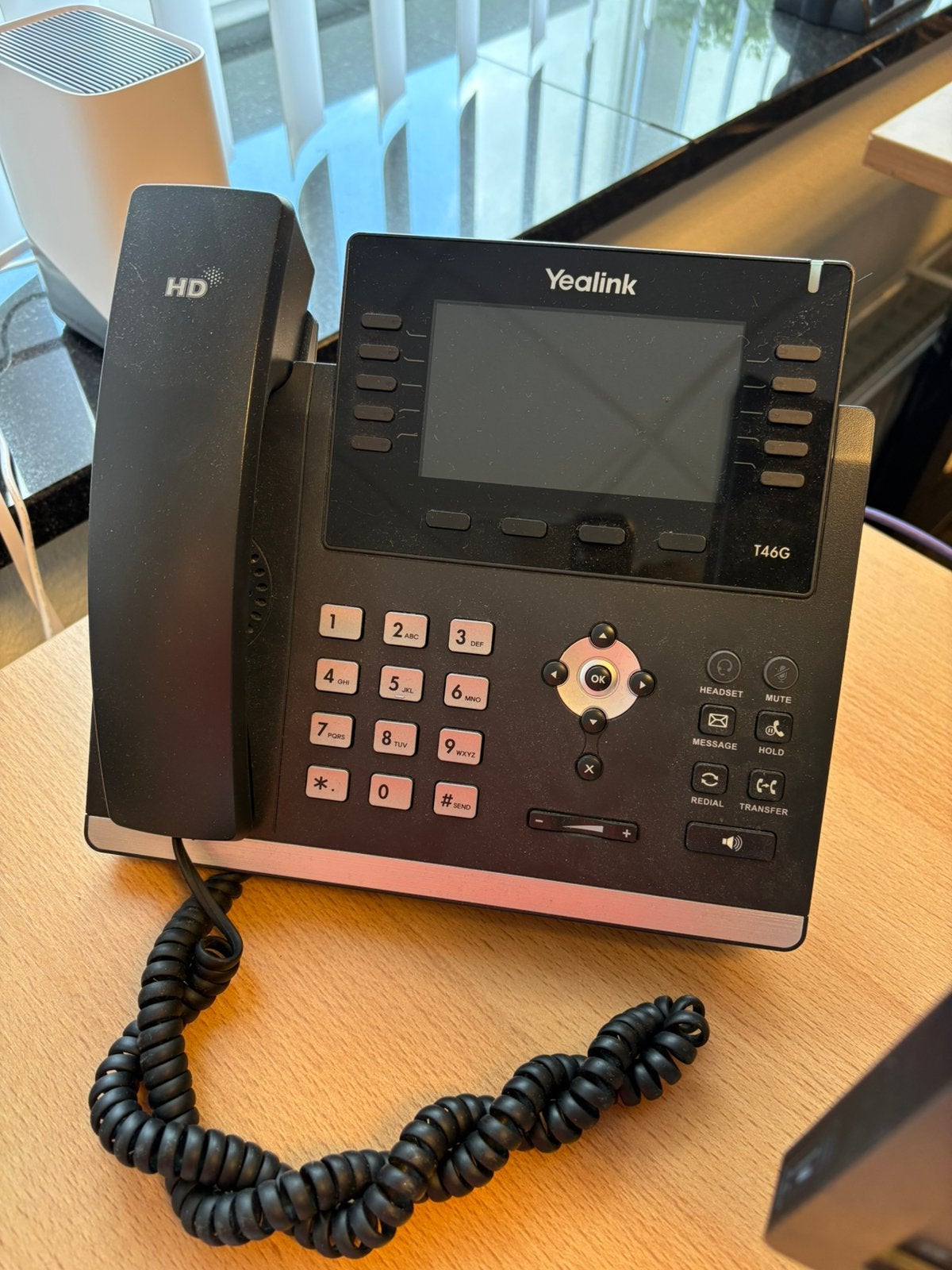 Yealink T46U VoIP Phone (SIP nr 2 van 2 ), Ophalen of Verzenden, Zo goed als nieuw, Telefoon