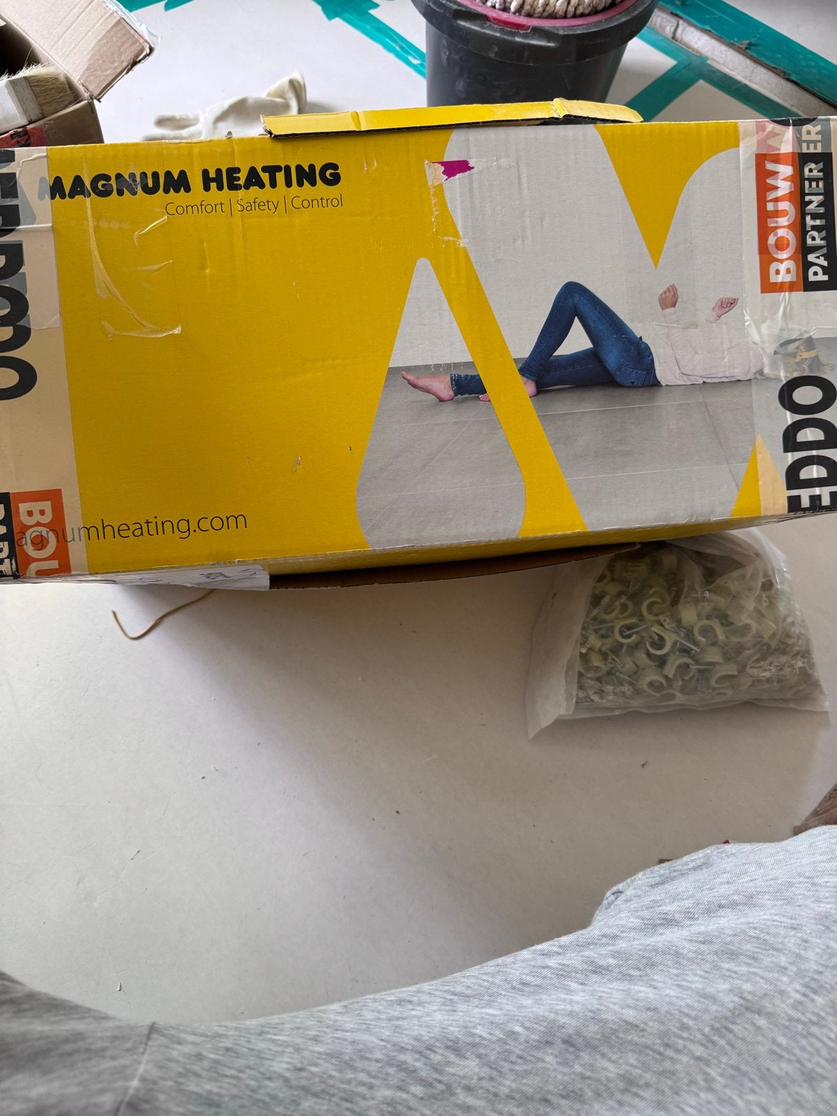 MAGNUM elektrische vloerverwarmingsmat met WiFi thermostaat, Ophalen, Slimme thermostaat, Nieuw
