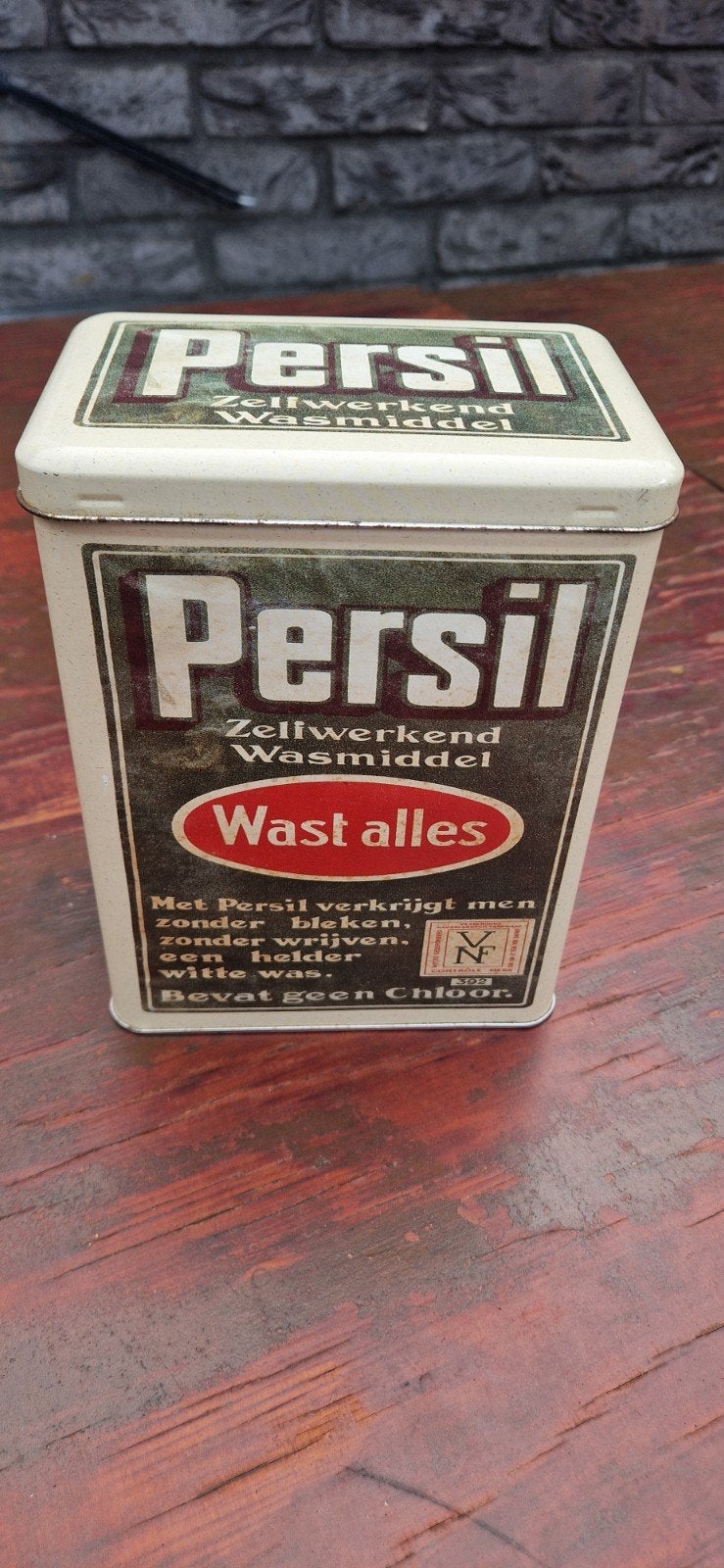 Vintage Persil Waspoeder Blik - Zeldzaam Verzamelobject, Ophalen of Verzenden, Gebruikt, Overige, Overige merken