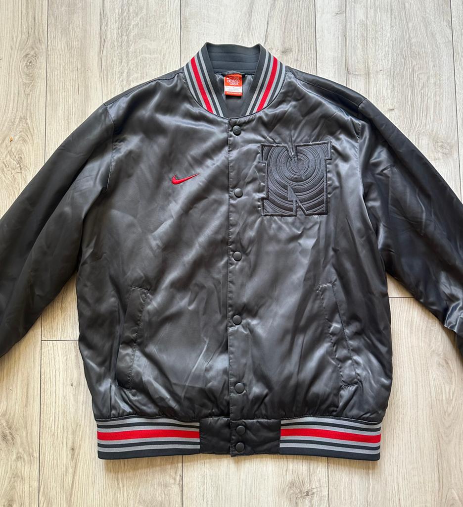 Nike baseball jacket, Kleding | Heren, Jassen | Zomer, Ophalen of Verzenden, Zo goed als nieuw, Maat 48/50 (M), Grijs