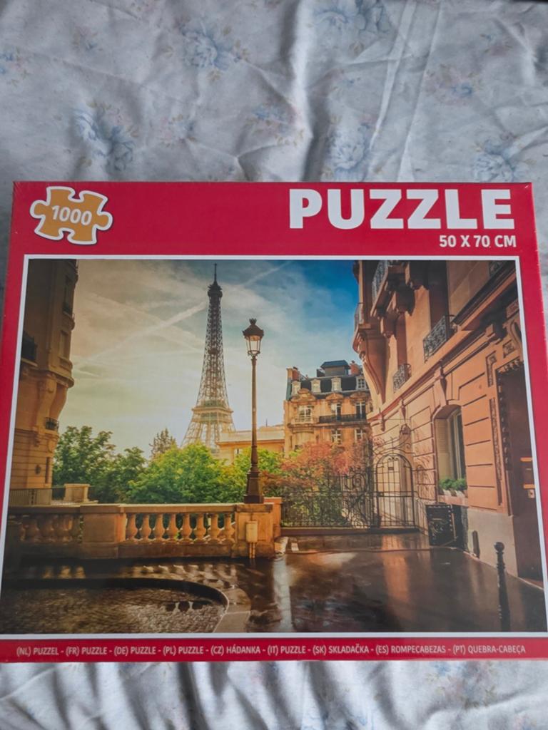 Puzzels 1000 stukjes: Parijs, Venetië, Middellandse Zee, Ophalen of Verzenden, 500 t/m 1500 stukjes, Nieuw, Legpuzzel