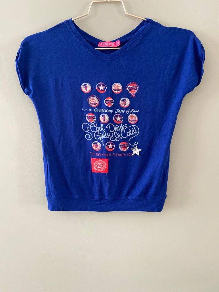 Kiezel-tje T-shirt in maat 146/152, Meisje, Ophalen of Verzenden, Zo goed als nieuw, Kiezeltje