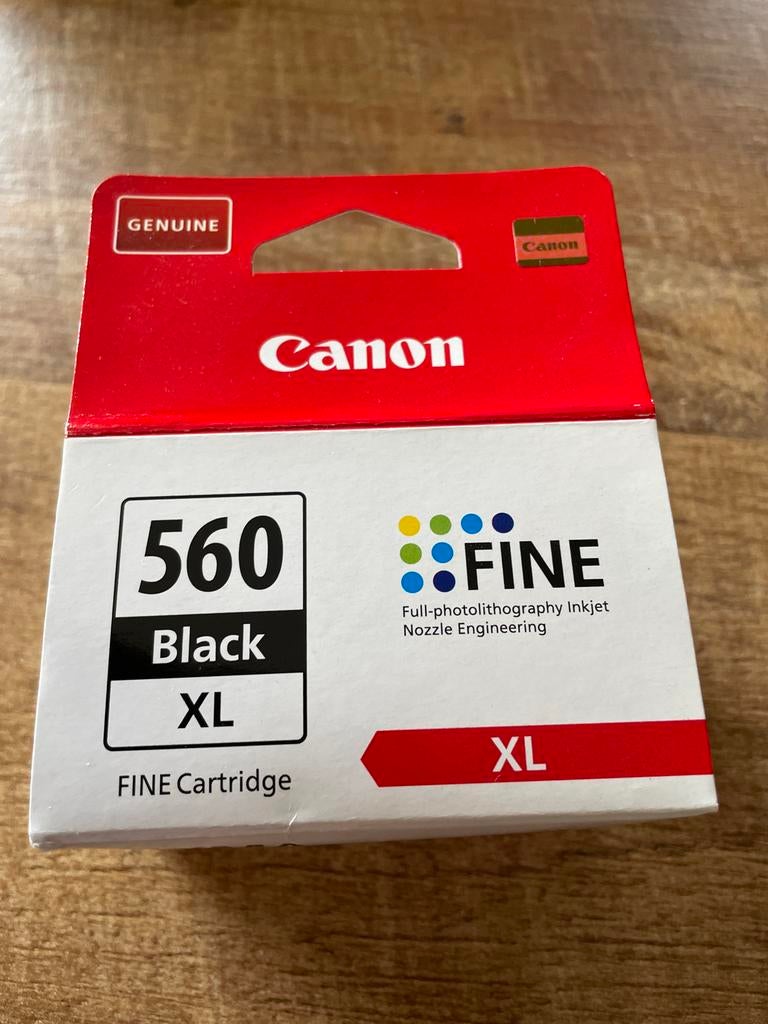 Canon 560 Zwarte XL Inktcartridge - Origineel, Ophalen of Verzenden, Nieuw, Cartridge
