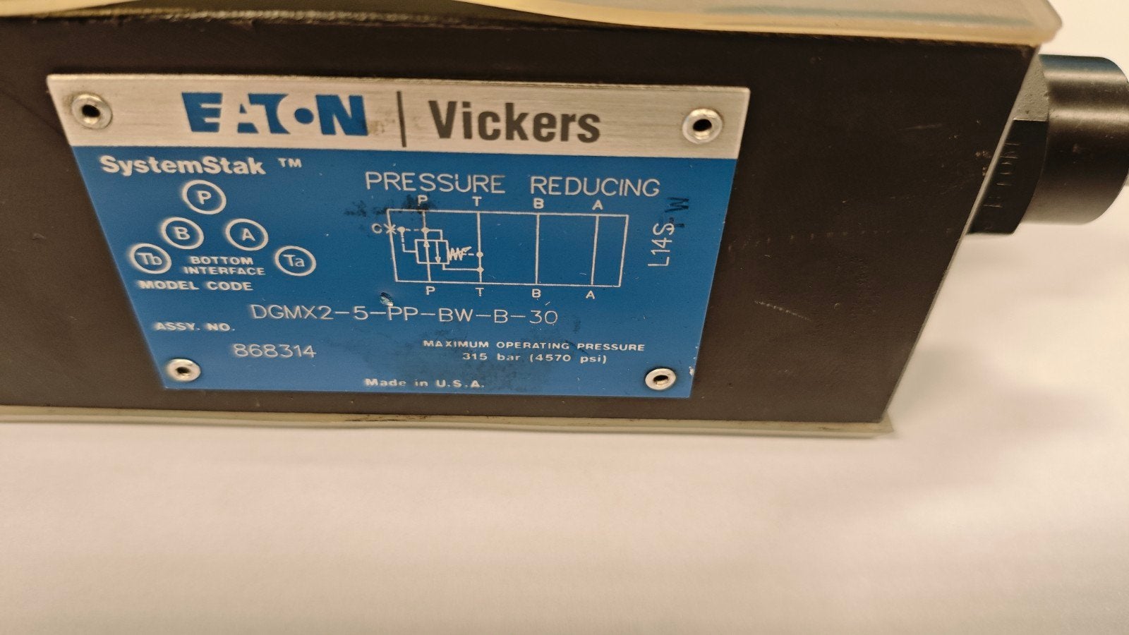 Eaton Vickers SystemStak DGM2-5-PP-BW-B-30 Drukreduceerventi, Ophalen of Verzenden