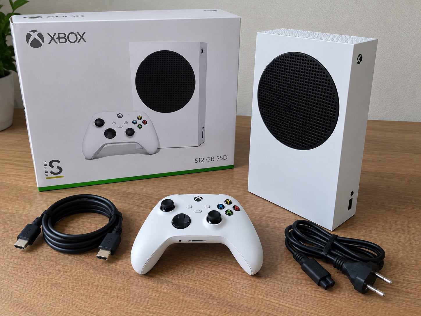 Xbox Series S 500GB met controller en kabels, Ophalen of Verzenden, Zo goed als nieuw, Xbox Series S