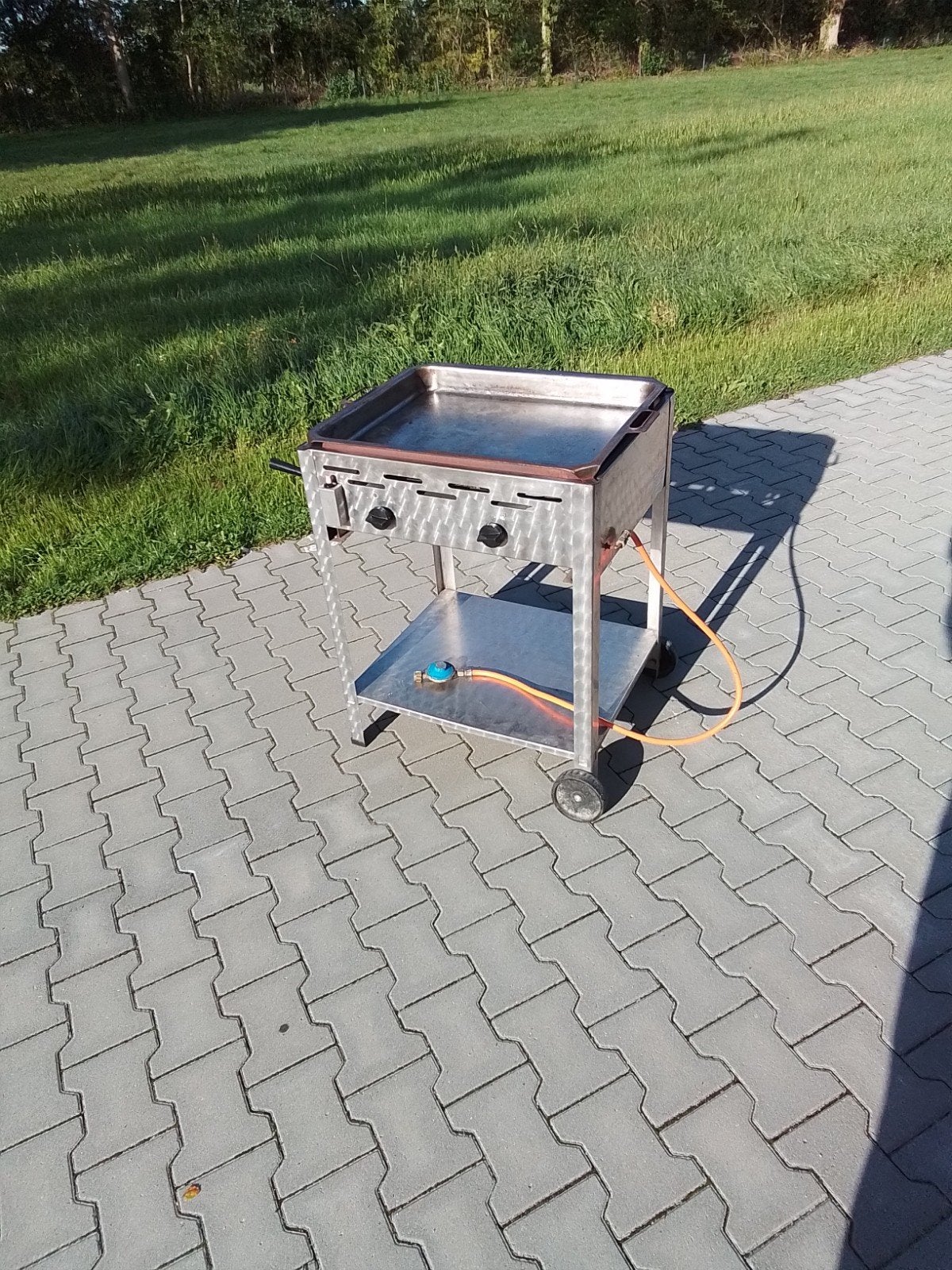 gas bakplaat, Ophalen, Gebruikt