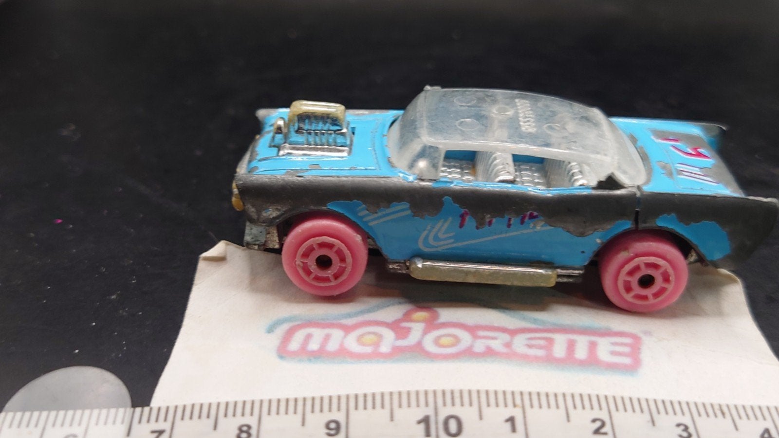 Majorette 223 Chevy '57 - Vintage Speelgoedauto, Ophalen of Verzenden, Gebruikt, Auto, Majorette