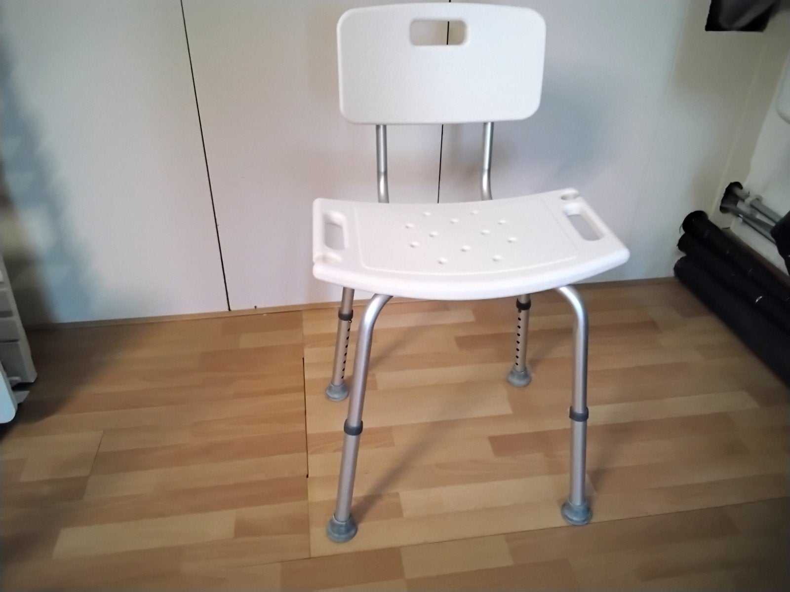 douchestoel/ kruk, zo goed als nieuw, Ophalen, Zo goed als nieuw, Wit, Douche-accessoire