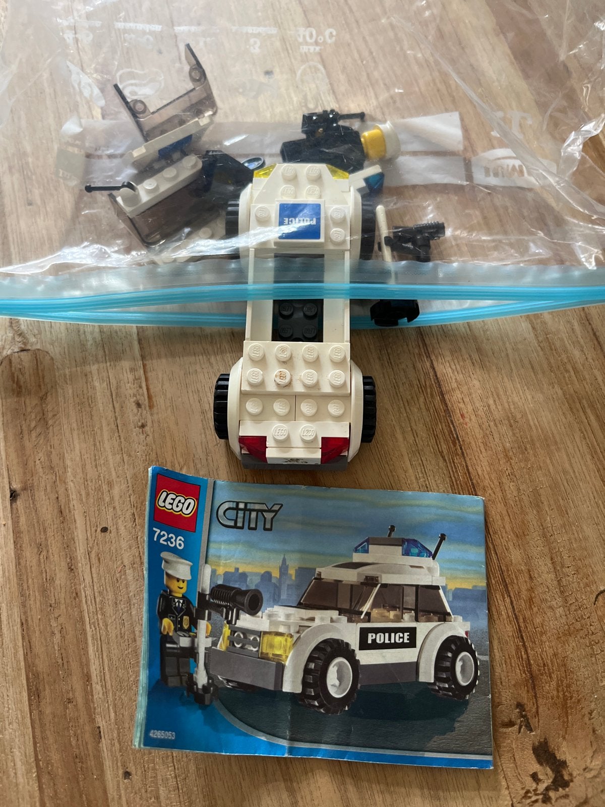 Lego City Politieauto (Set 7236) met instructies, Kinderen en Baby's, Speelgoed | Duplo en Lego, Ophalen, Lego, Compleet, Complete set