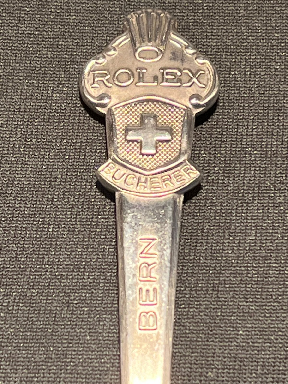 Rolex lepeltje Bern., Antiek en Kunst, Antiek | Bestek, Ophalen of Verzenden