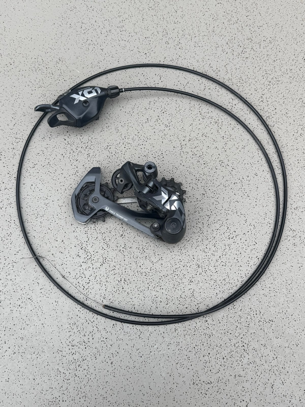 SRAM X01 Derailleur en Shifter Set, Ophalen of Verzenden, Gebruikt, Mountainbike, Derailleur of Ketting