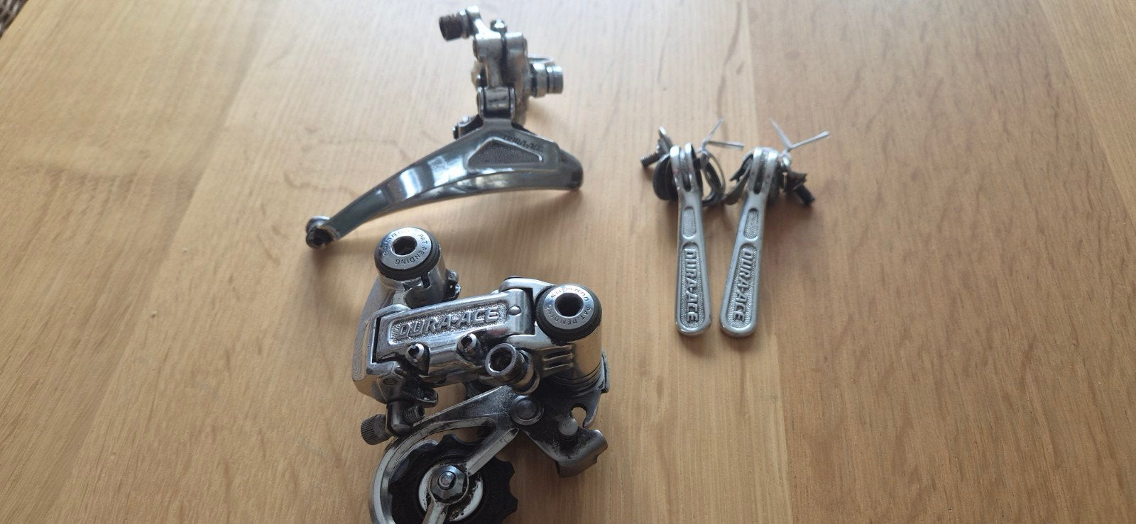 Shimano Dura-Ace Derailleurs en Shifters - Retro Racefiets, Fietsen en Brommers, Fietsonderdelen, Gebruikt, Ophalen of Verzenden