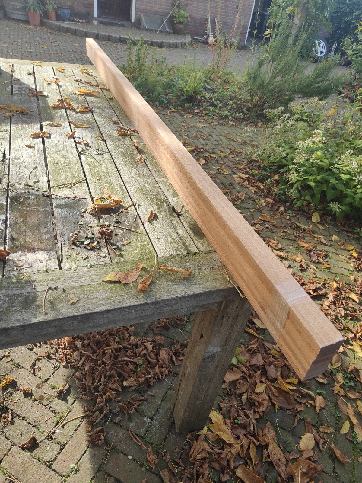 Hardhouten latten 250 en 275 cm 10 mm dik, 43mm breed, Doe-het-zelf en Verbouw, Ophalen, Nieuw, Minder dan 25 mm, 250 tot 300 cm