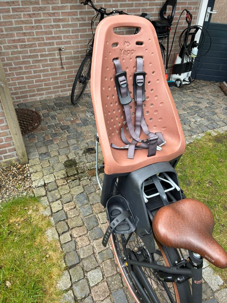 Thule yepp maxi easyfit bruin, Ophalen of Verzenden, Zo goed als nieuw, Achterzitje