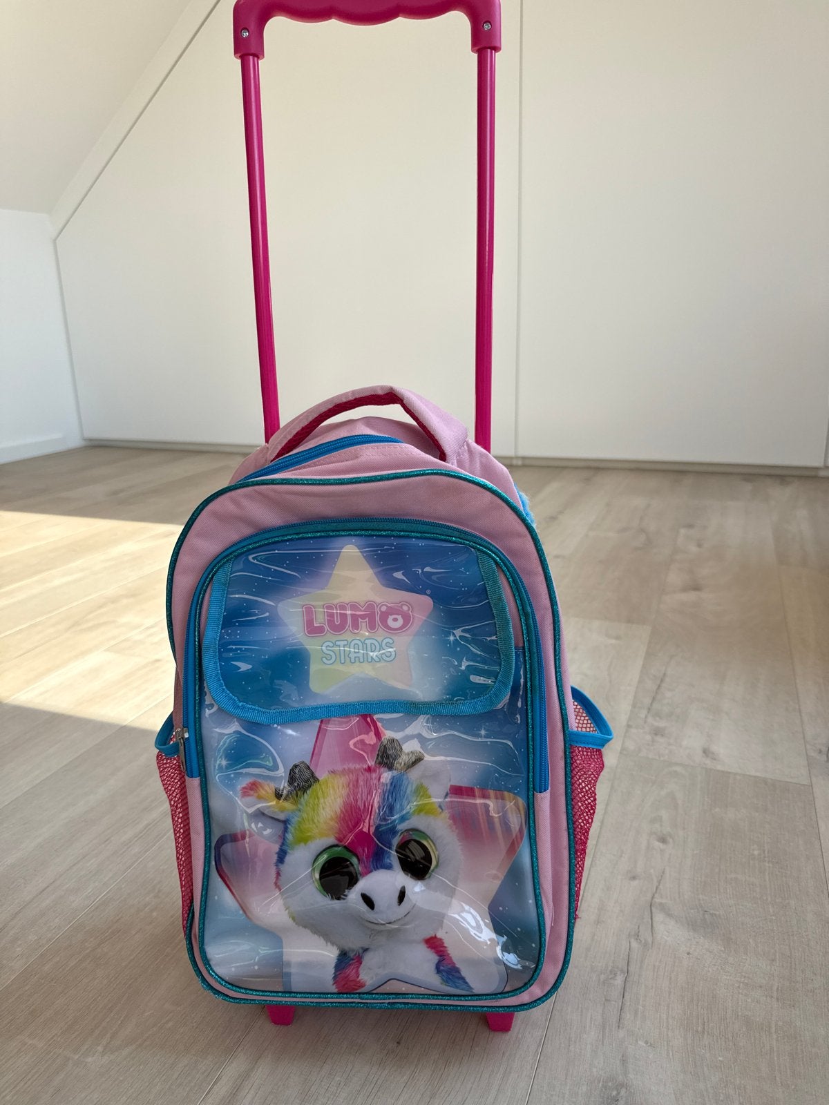 Lumo Stars Trolleykoffer / Rugzak voor meisjes, Gebruikt, Rugtas, Ophalen of Verzenden, Roze