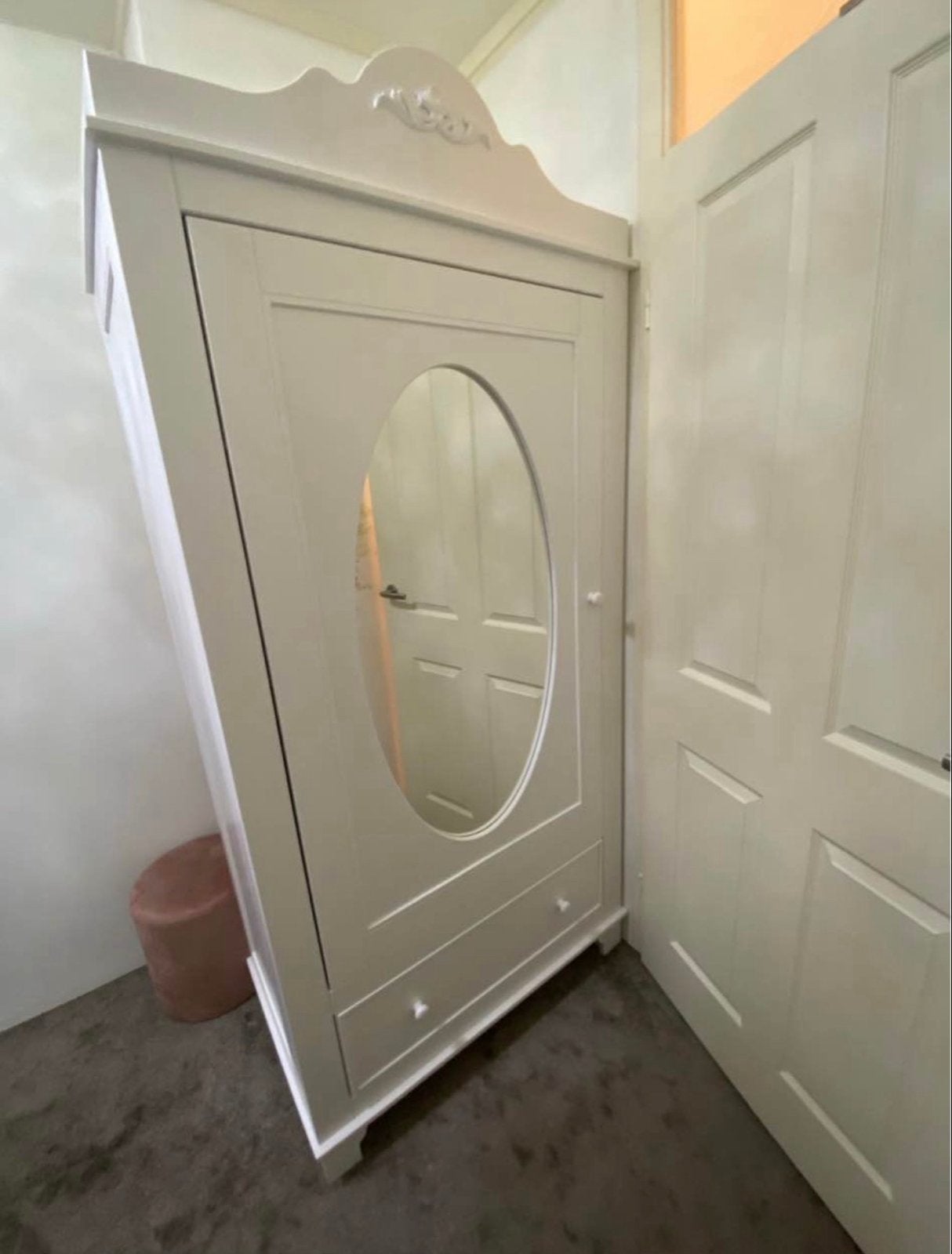 Bopita Romantic kledingkast - 211x100 cm, Ophalen, Gebruikt, 200 cm of meer, 50 tot 100 cm