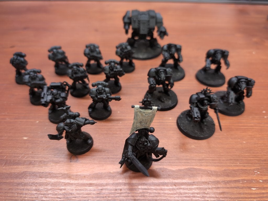 Warhammer 40K - 17 Space Marines (Assault on Black Reach), Figuurtje(s), Ophalen of Verzenden, Geverfd, Warhammer 40000