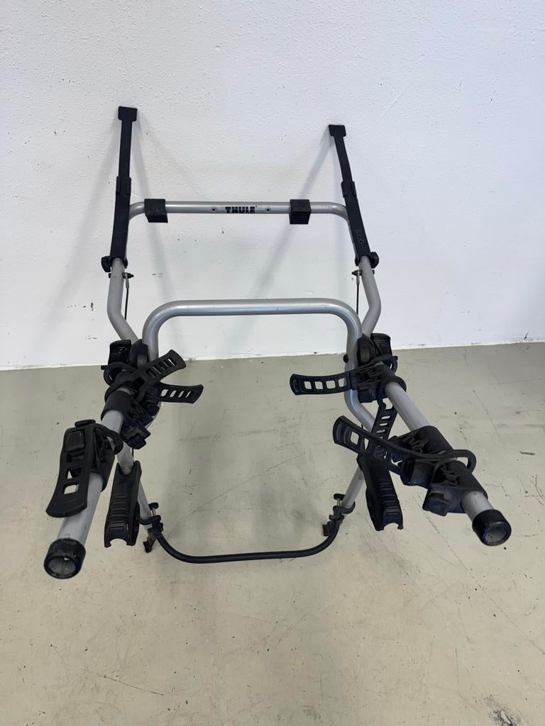 Thule Achterklepdrager voor 2 fietsen, Ophalen of Verzenden, 2 fietsen, Gebruikt, Achterklepdrager