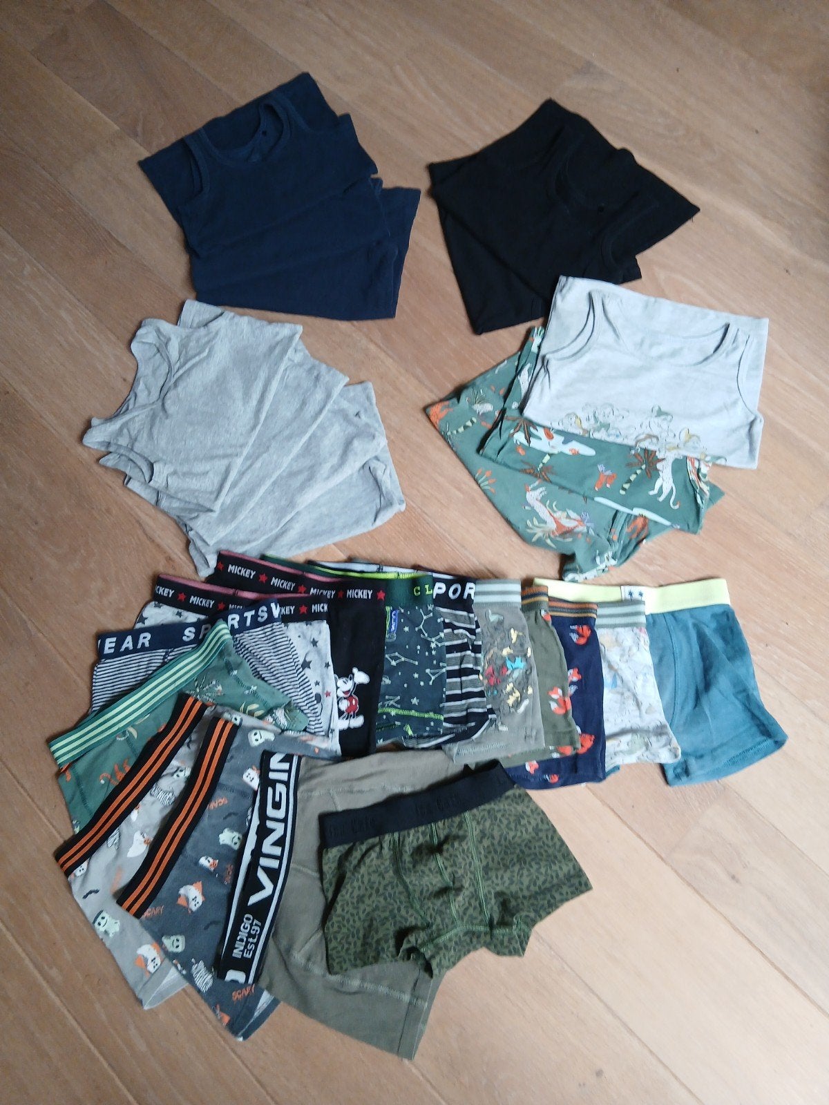 jongens ondergoed, hemden rn boxershorts, Ophalen of Verzenden, Gebruikt, Maat 98
