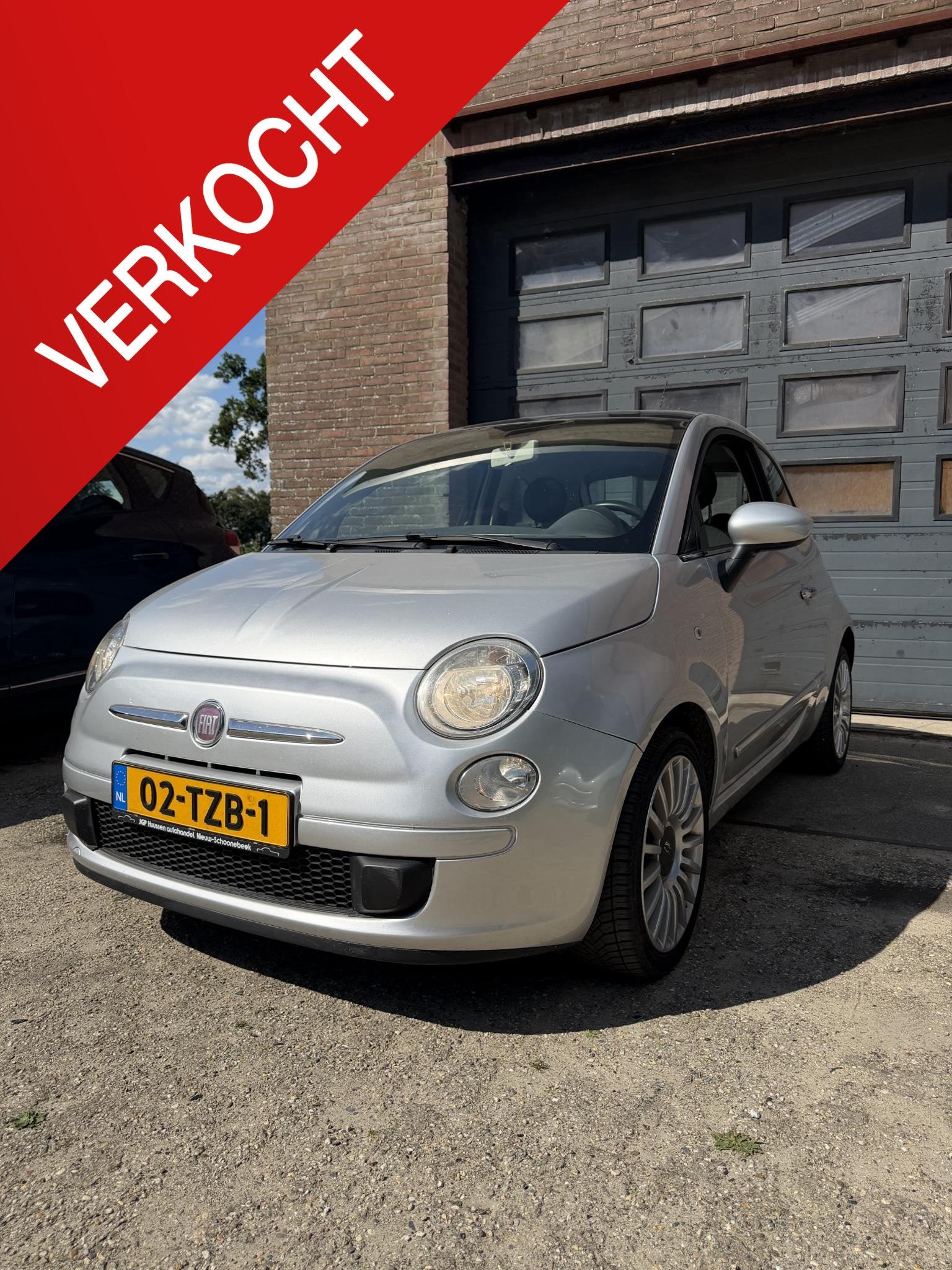Fiat 500 1.2 Lounge Airco/Pano/NAP, Euro 5, Stof, Gebruikt, 1242 cc