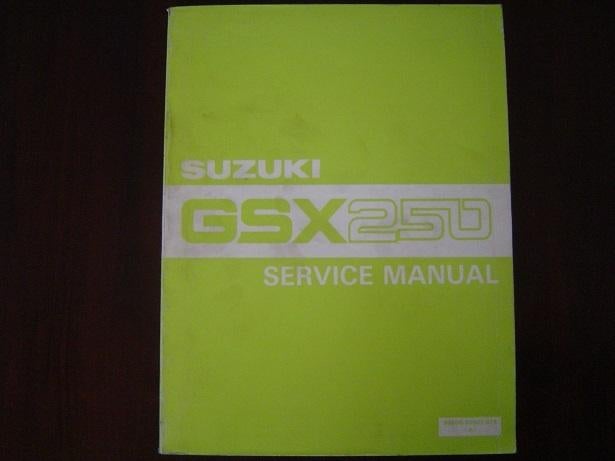 Suzuki GSX250 1980 - 1983 motorcycle service manual GSX 250, Motoren, Ophalen of Verzenden, Suzuki