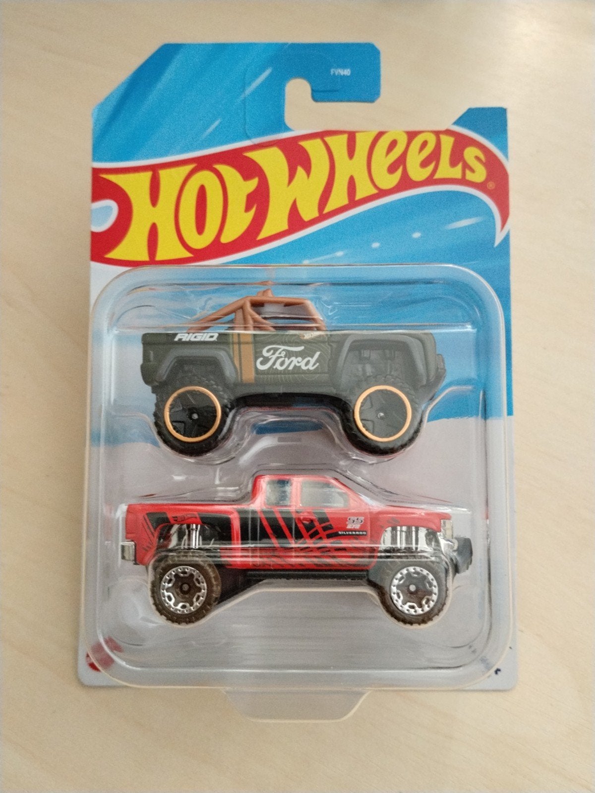 Hotwheels 2-pack Ford en Chevrolet hot wheels, Ophalen of Verzenden, Nieuw, Auto