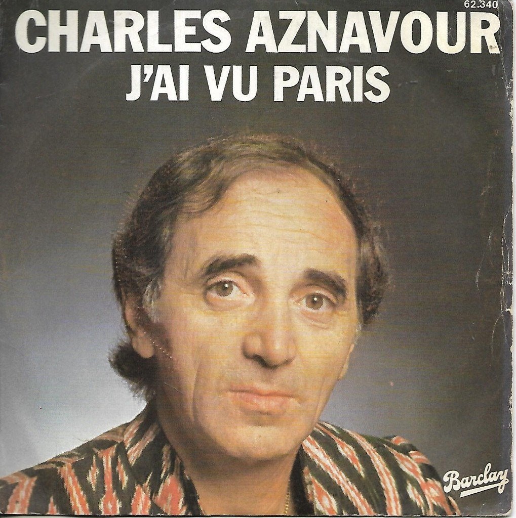 Charles Aznavour - J`ai vu Paris, Ophalen of Verzenden, Gebruikt, Overige genres