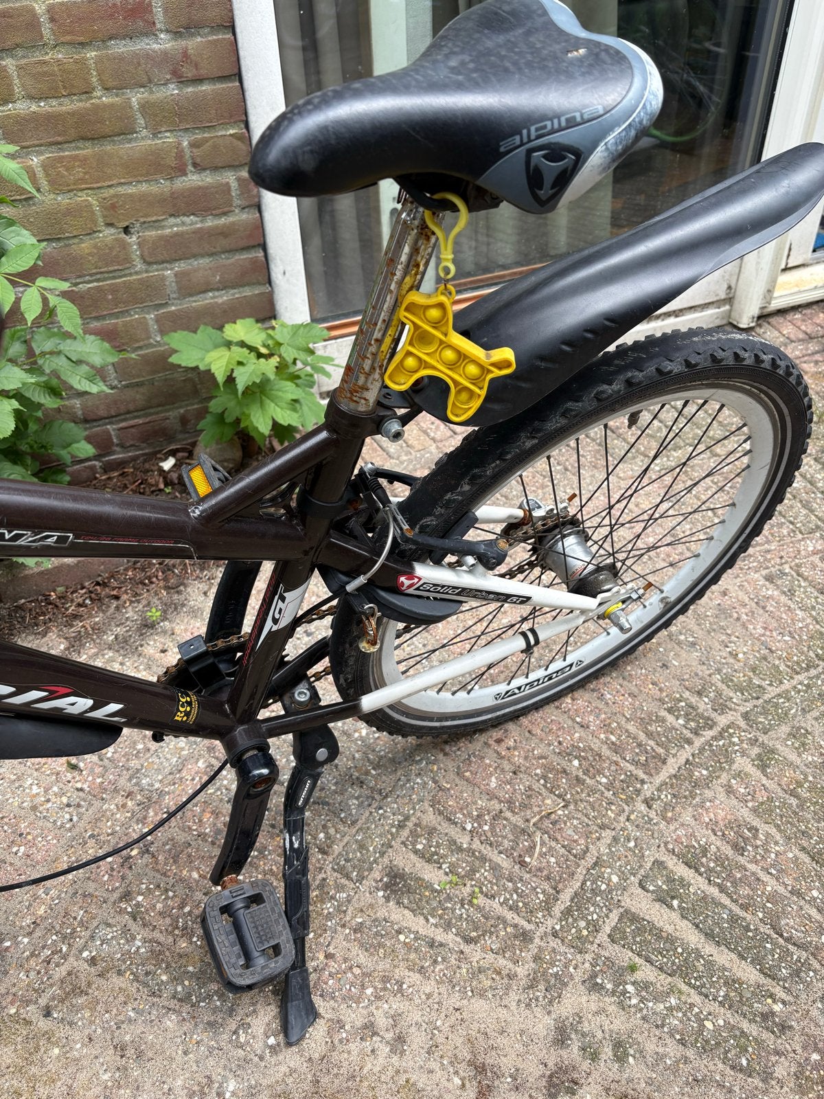 Kinder mountainbike (opknapper 24 inch) voor 8-10 jaar, Ophalen, Gebruikt, Velgrem, 20 inch of meer