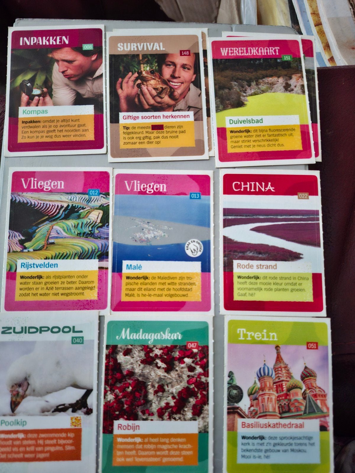 Stapeltje Kaartjes van Freeks ontdek de wondere wereld, Albert Heijn, Ophalen of Verzenden