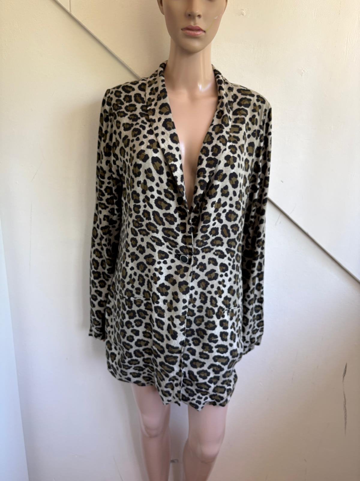 Geisha lange soepele blazer jasje maat 42 neuge zwart groen, Ophalen of Verzenden, Zo goed als nieuw, Maat 42/44 (L), Overige kleuren