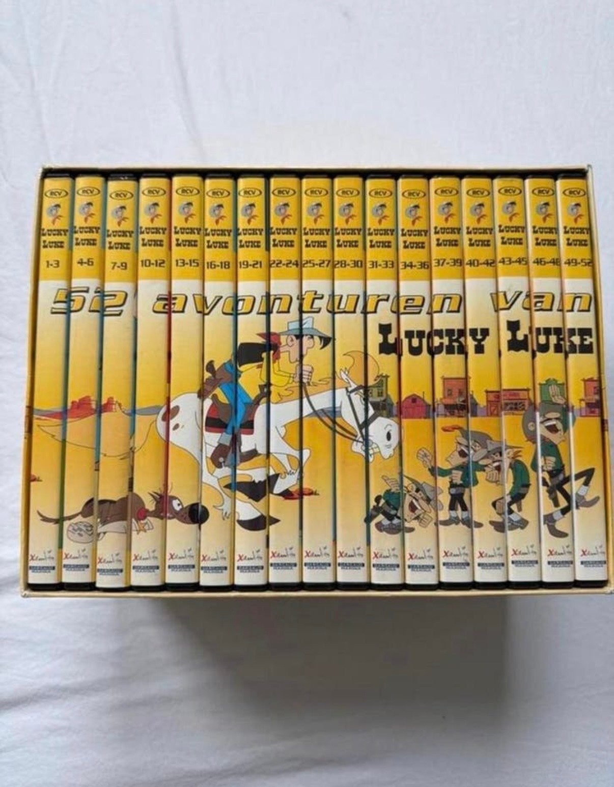 Lucky Luke - 52 Avonturen (17 DVD Boxset), Europees, Bonusmateriaal, Tekenfilm, Alle leeftijden