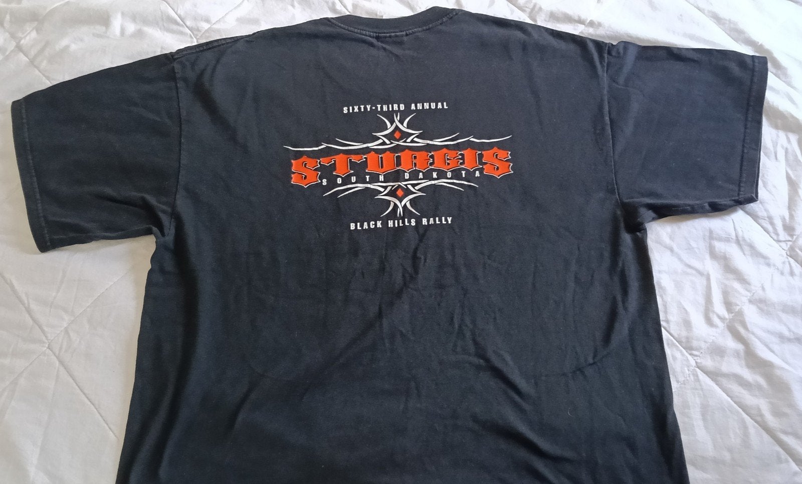 Harley Davidson Super Treffen Sturgis T-shirt - 63e editie, Zwart, Overige maten, Ophalen of Verzenden, Harley Davidson