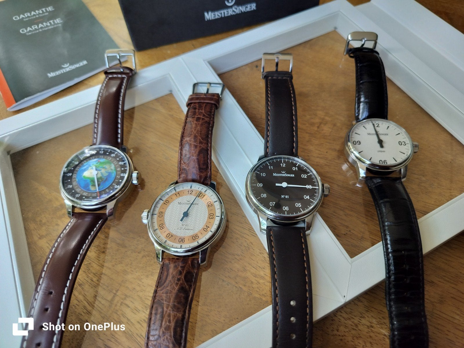 Prachtig Meistersinger No.01 Mechanic horloge Full-set 43 mm, Sieraden, Tassen en Uiterlijk, Horloges | Heren, Ophalen of Verzenden