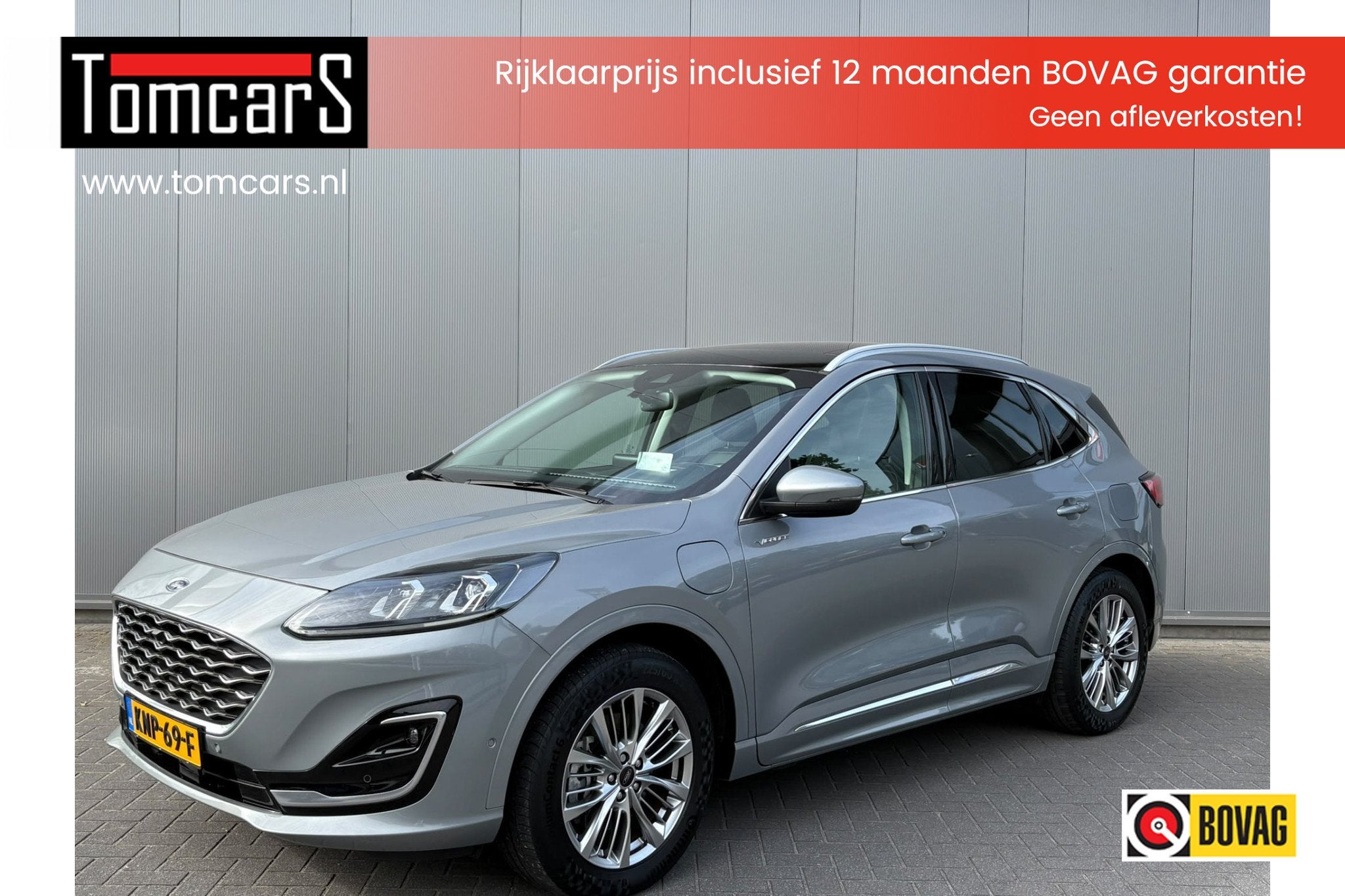 Ford Kuga 2.5 PHEV Vignale Elektr.-Trekhaak/Pano-dak/Head-up, Auto's, 14 kWh, Gebruikt, Euro 6, 4 cilinders