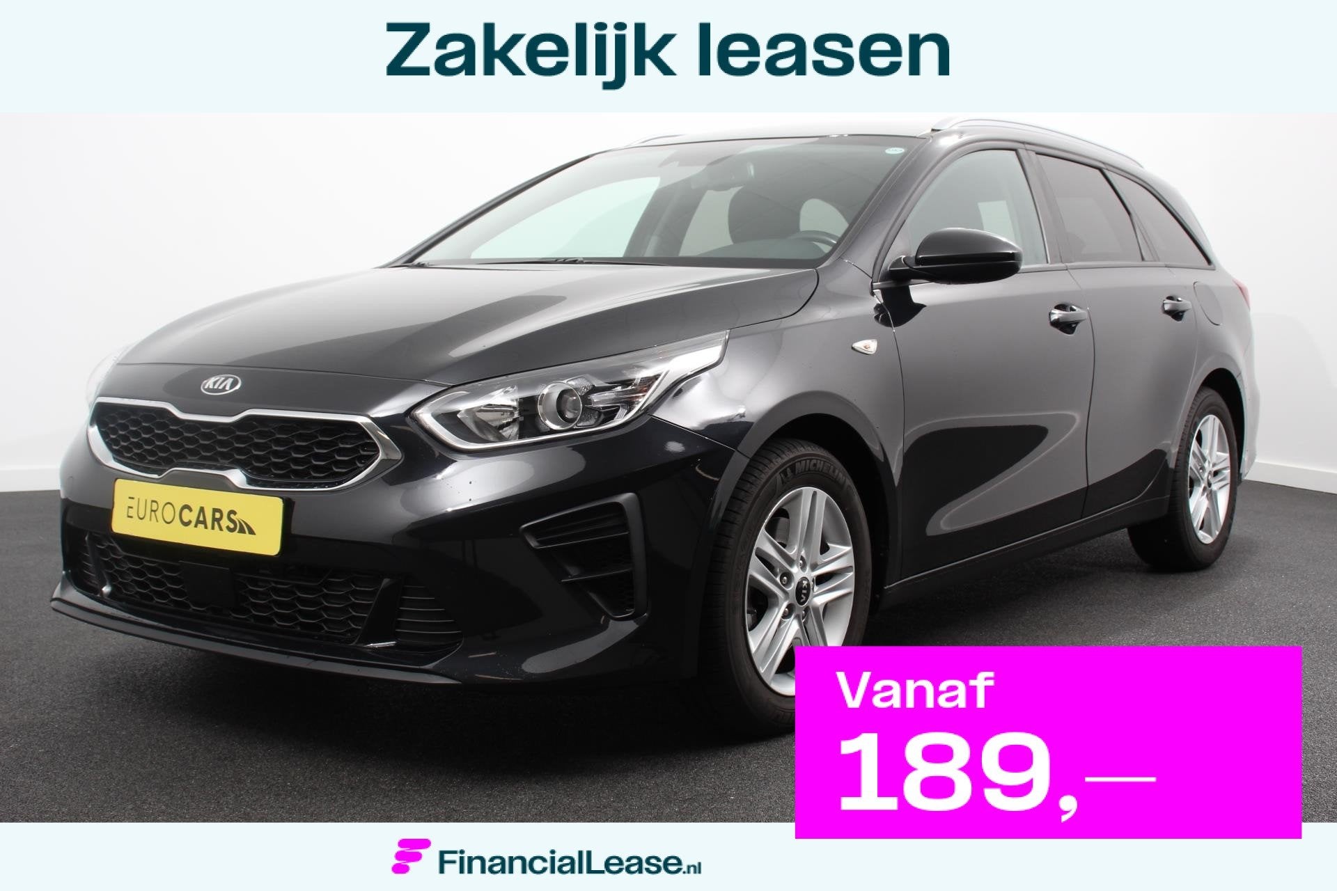 Kia Ceed Sportswagon 1.0 T-GDi Prestige Navigatie Climate Co, Voorwielaandrijving, Stof, Gebruikt, Zwart