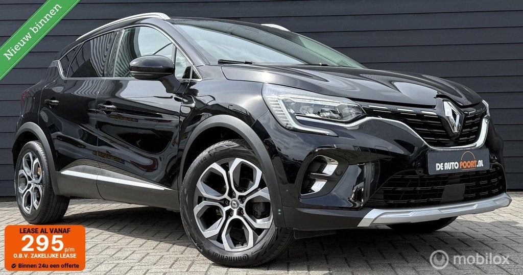 Renault Captur 1.3 TCe 155 Intens Navi/BOSE/LED/Winterpack/1, Gebruikt, 4 cilinders, Met garantie (alle), Zwart